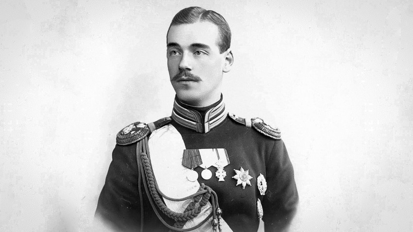 Großfürst Michail Alexandrowitsch Romanow, der jüngere Bruder von Nikolaus II. 