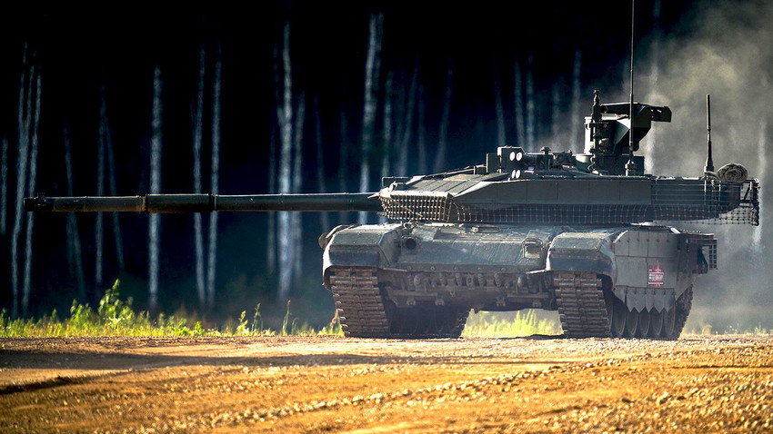 T-90M na dinamičkoj prezentaciji "Armija-2018".