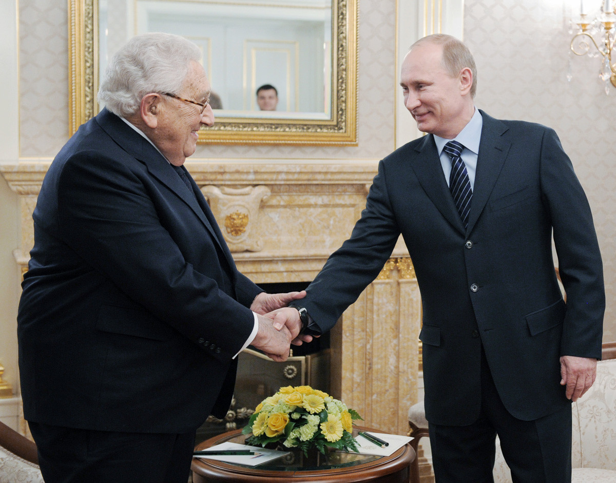Putin is a man with a great sense of inward connection to Russian history, according to Kissinger