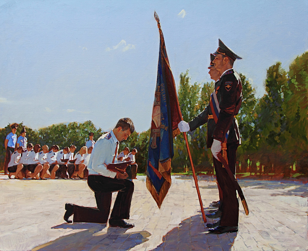Антон Шумейко „Опраштање од заставе“, 2012.