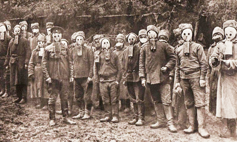 Soldats de la légion tchèque au sein de l'armée russe
