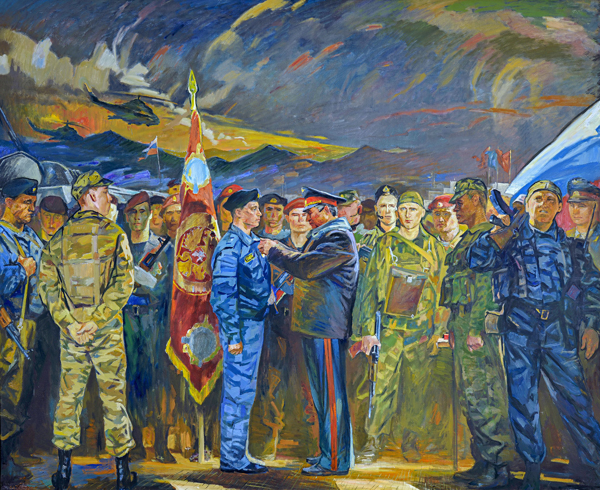 Iljas Araslanov, “Decorazione militare a Khankala”, 2007
