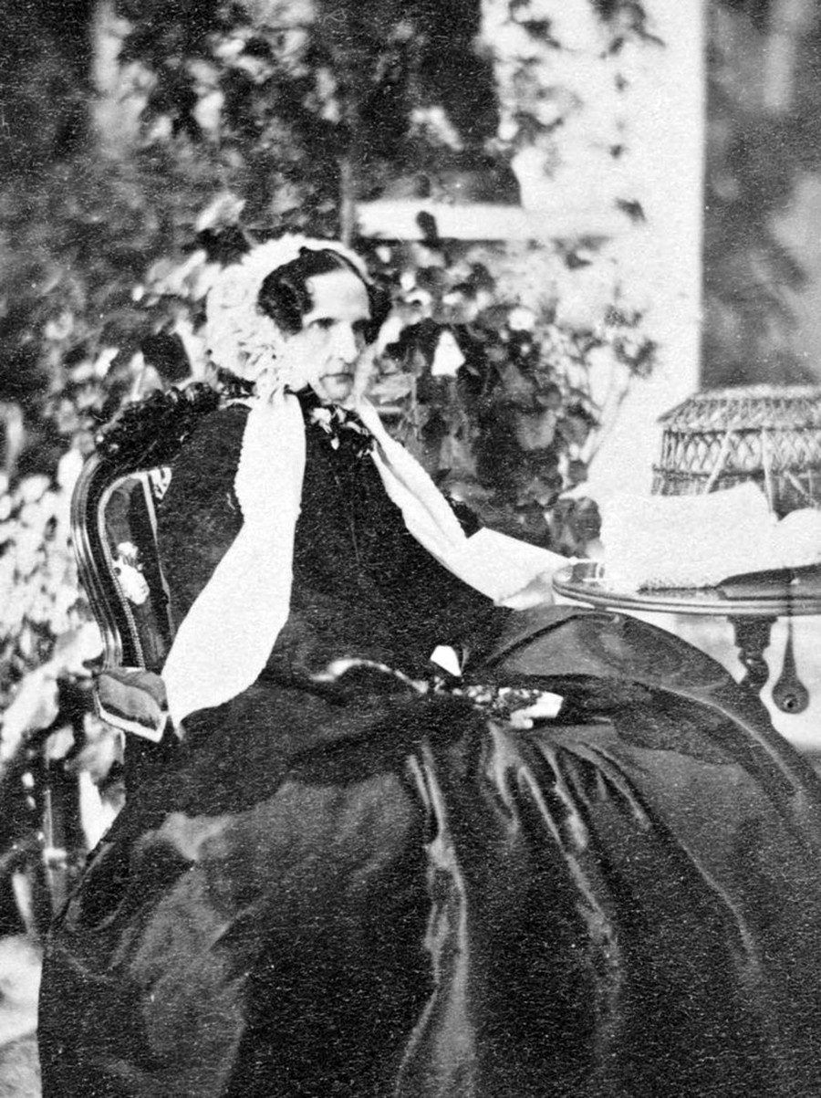 Dowager Empress Alexandra Feodorovna, wife of Nicholas I, in 1860