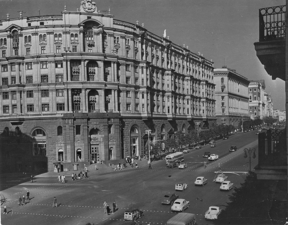 Rue Tverskaïa, Moscou, 1968