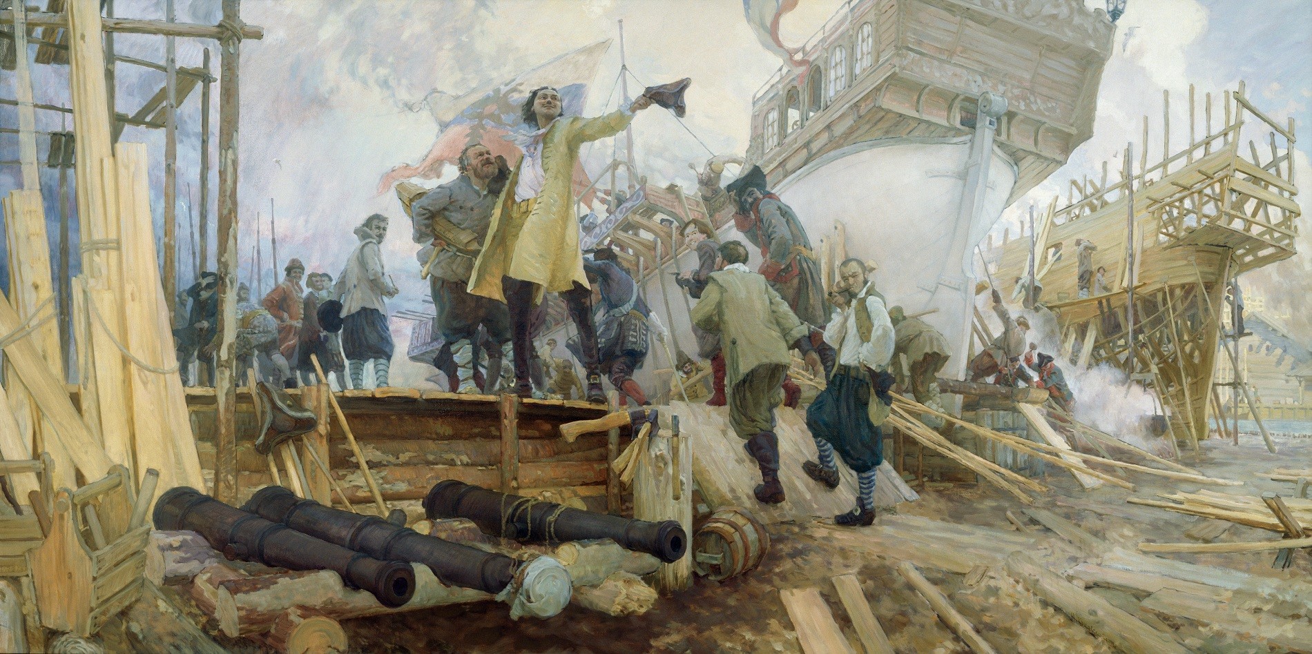 En 1700, el zar Pedro el Grande decidió llevar a su país al mar.