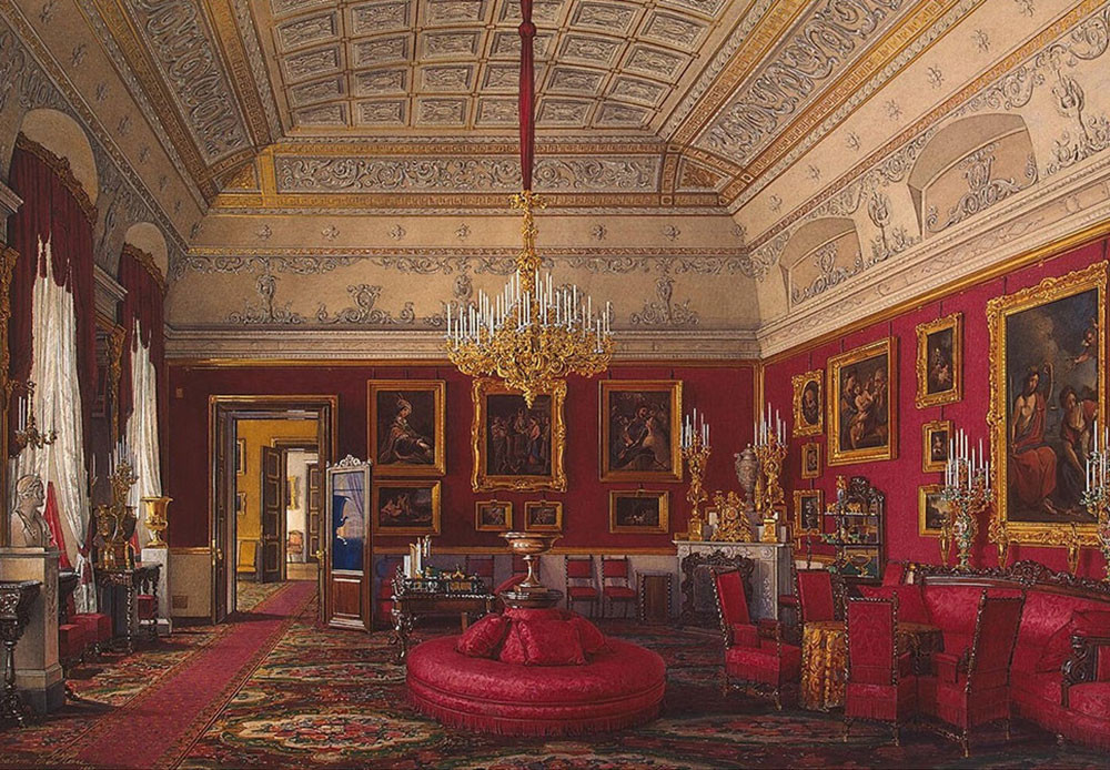 Gran gabinete de la gran duquesa María Alexándrovna.