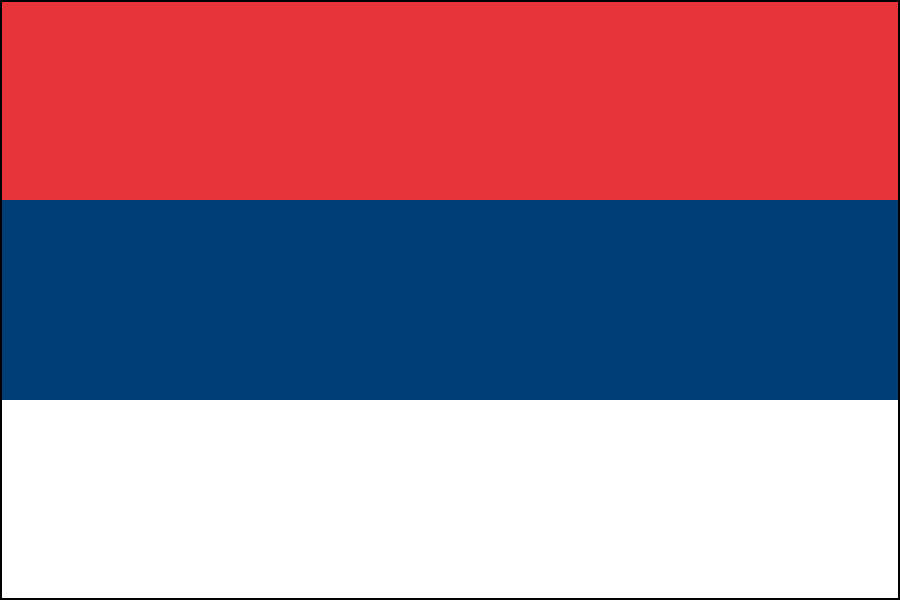 セルビア国旗（1992-2004）