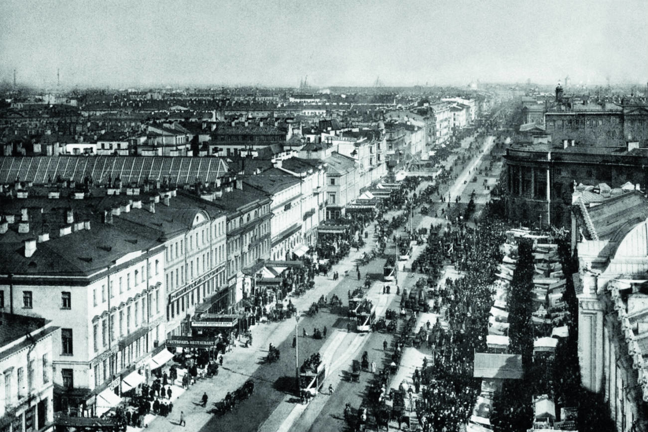 Avenida Nevski, San Petersburgo.