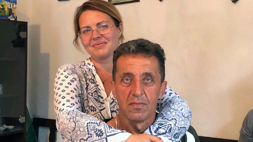 Олга Кочигарева са супругом