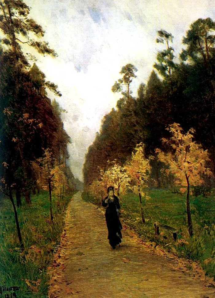 “Paisagem de outono. Sokólniki”, 1879.