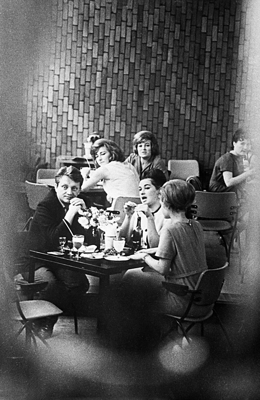 Cafeteria The Blue Bird. 1964.