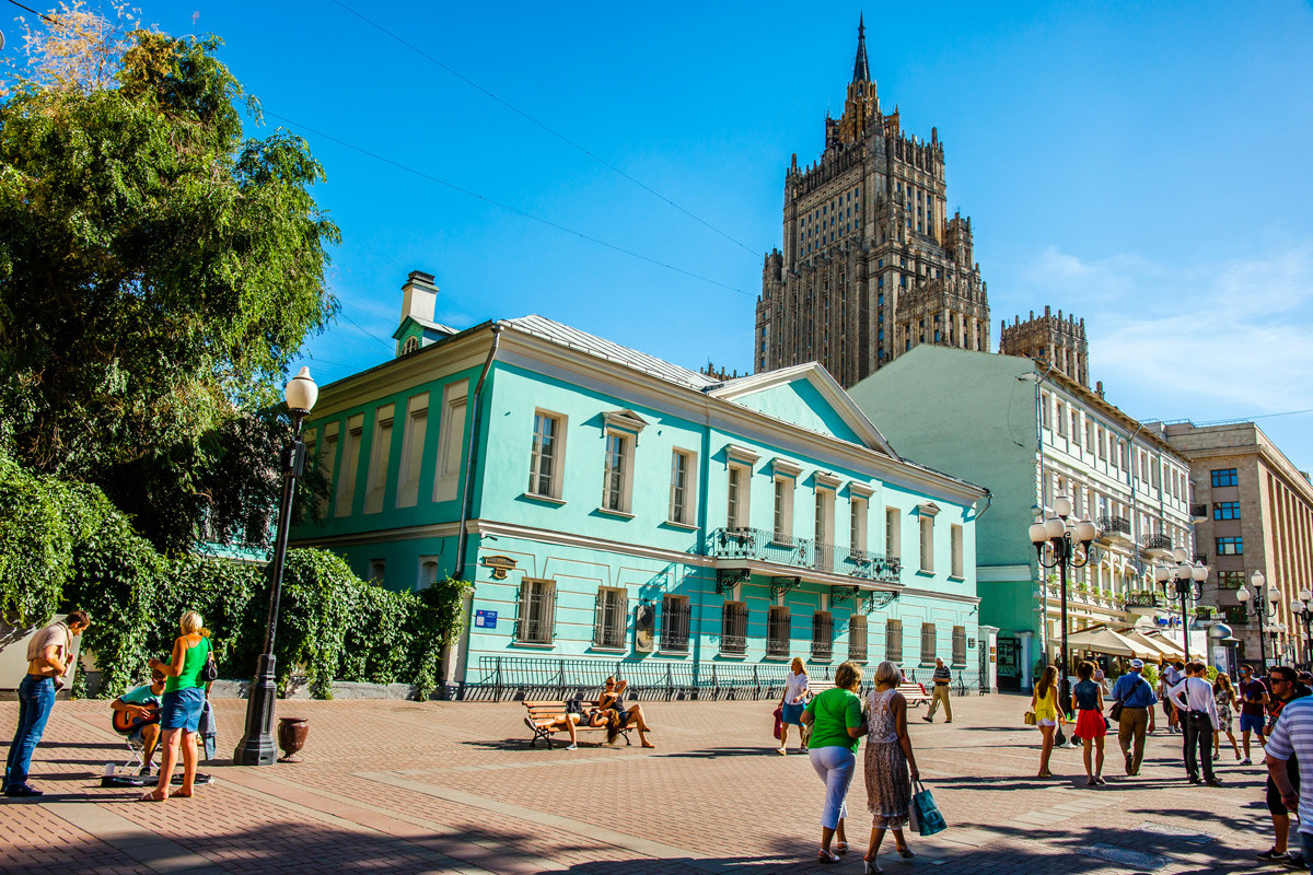 Arbat 53/1, house museum of Alexander Pushkin