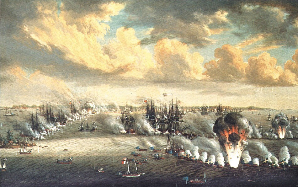 Seeschlacht am Svensksund von Johann Dietrich Schultz