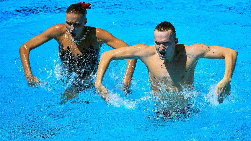 Александар Маљцев и Михаела Каланча на Светском првенству у воденим спортовима 2017. у Будимпешти
