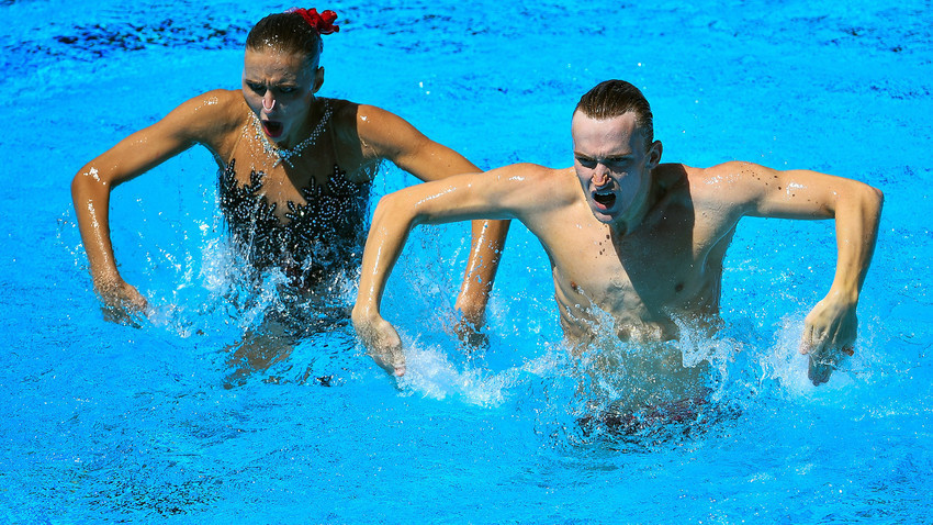 Aleksandar Maljcev i Mihaela Kalanča na Svjetskom prvenstvu u vodenim sportovima 2017. u Budimpešti

