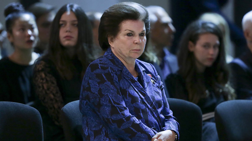 Valentina Tereškova, nekoč prva ženska kozmonavtka, danes poslanka v ruski Državni dumi