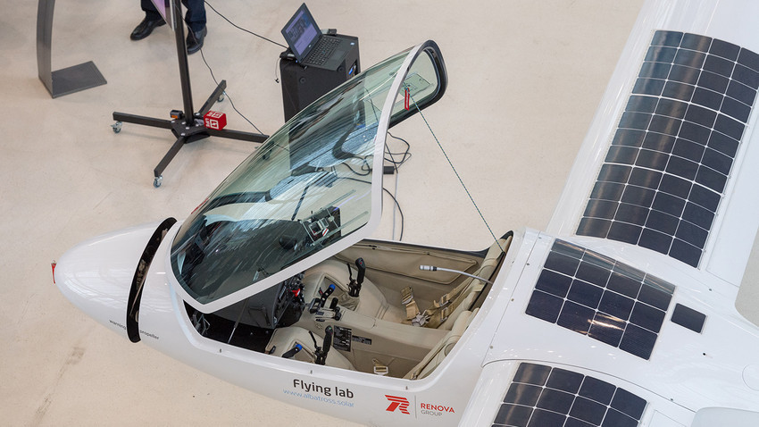 Kako bi razvili novi solarni zrakoplov, ruski istraživači su napravili leteći fotonaponski laboratorij u kojem se solarna energija pretvara u električnu.