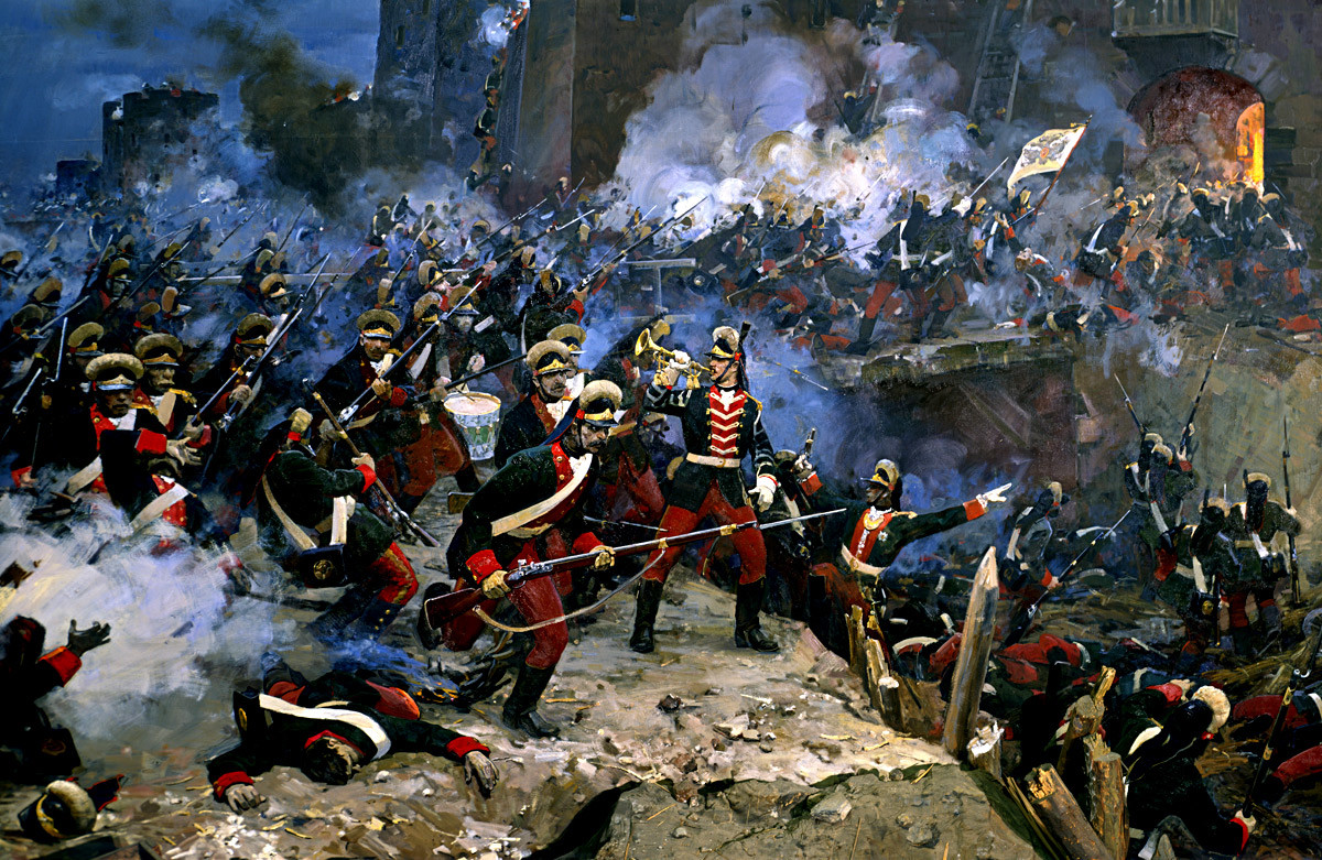 Angriff auf die Festung Ismajil am 11. Dezember 1790 von E. Danilewsky, W.Sibirsky, 1972