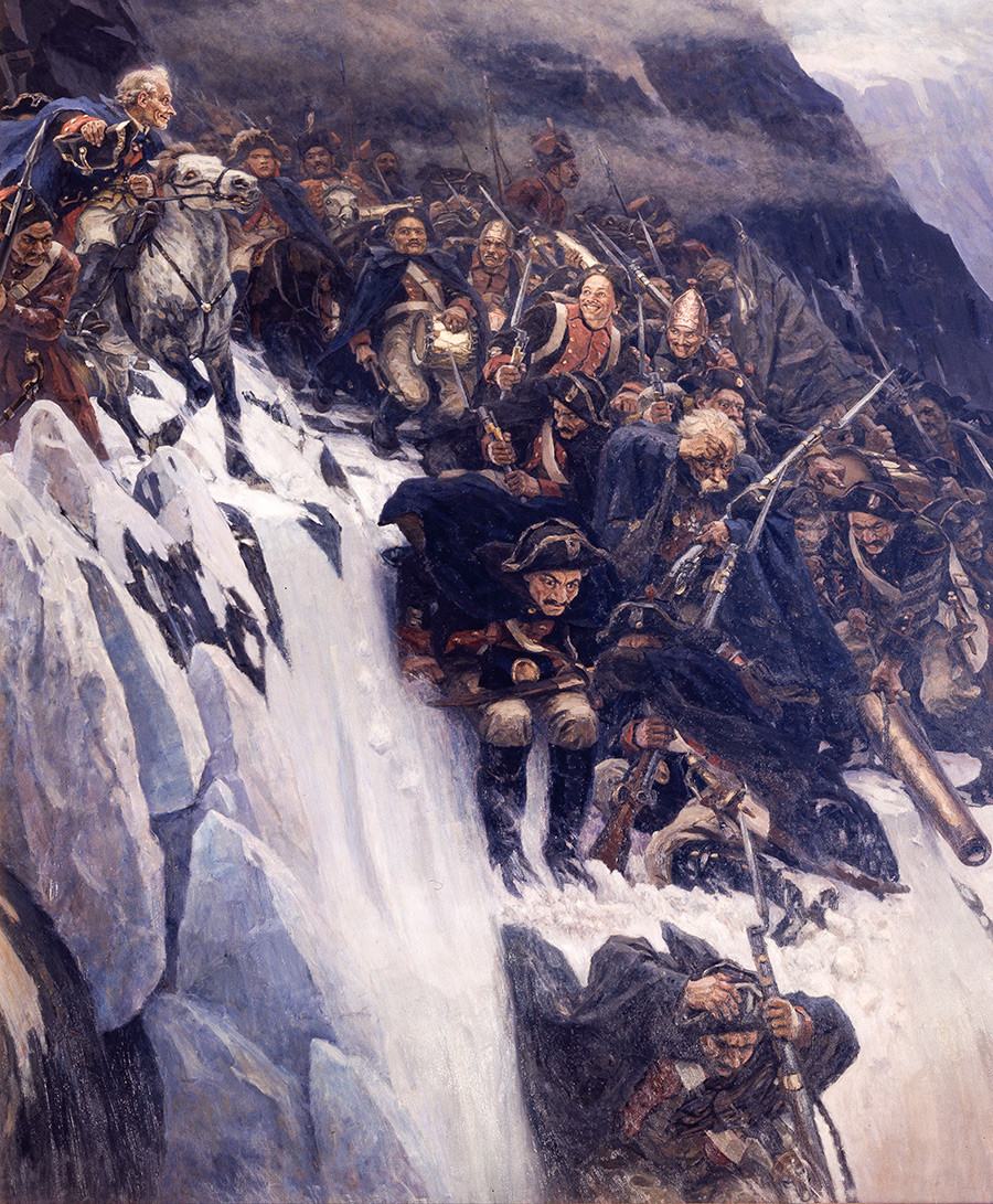 'March of Suvorov through the Alps' 