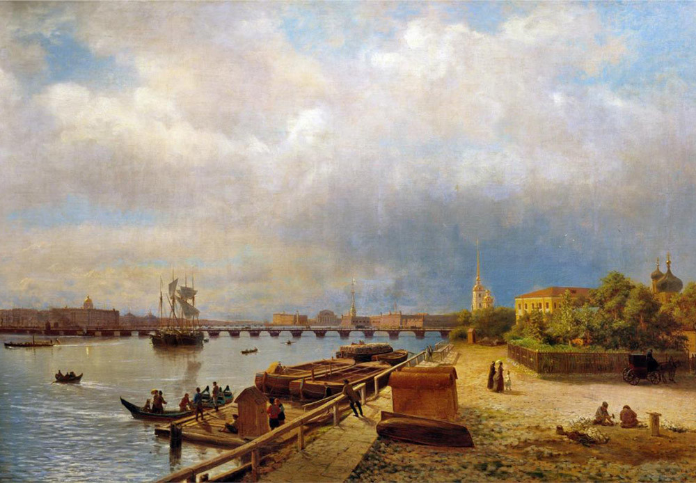 Vista do Neva e Fortaleza, 1859