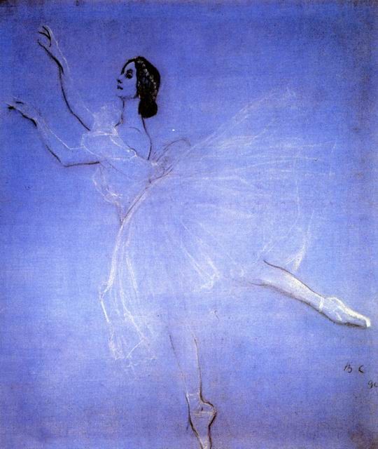 Anna Pavlova em “La Sylphide”, 1909
