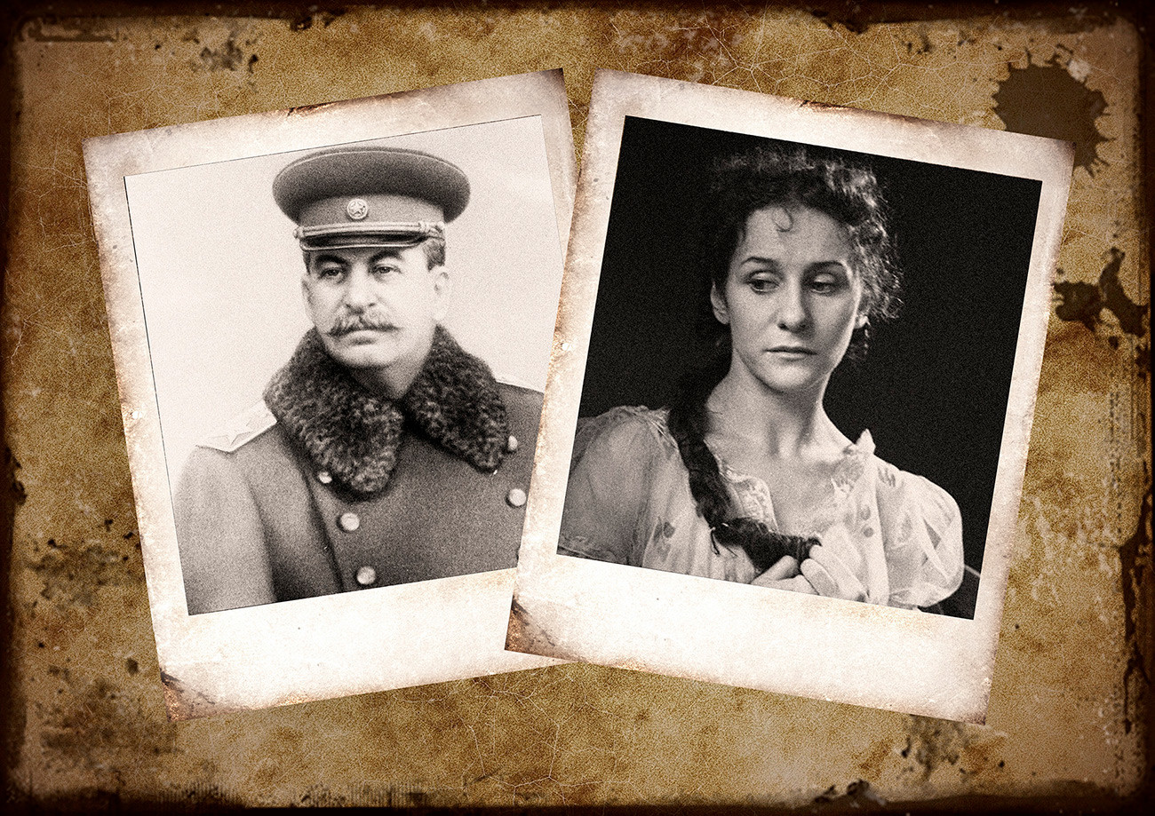 Stalin und Olga Lepeschinskaja