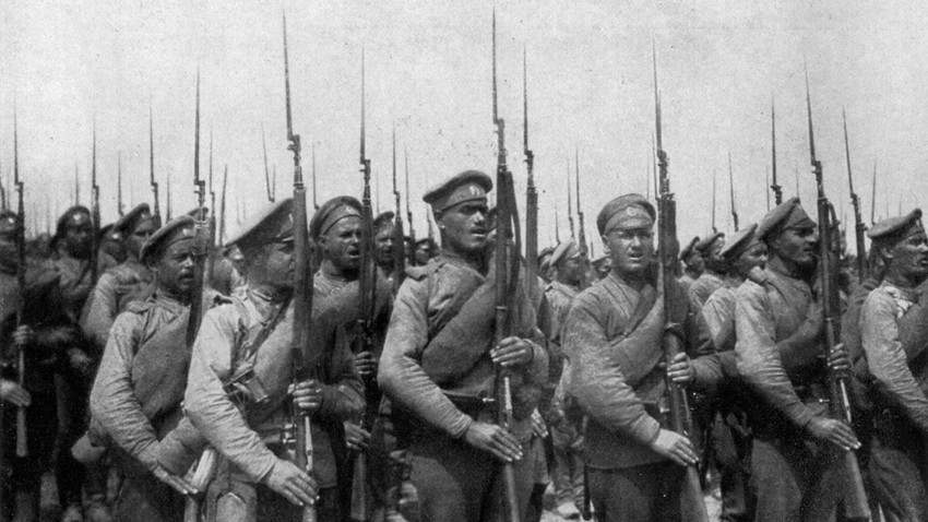 Rusko pješaštvo u Prvom svjetskom ratu
