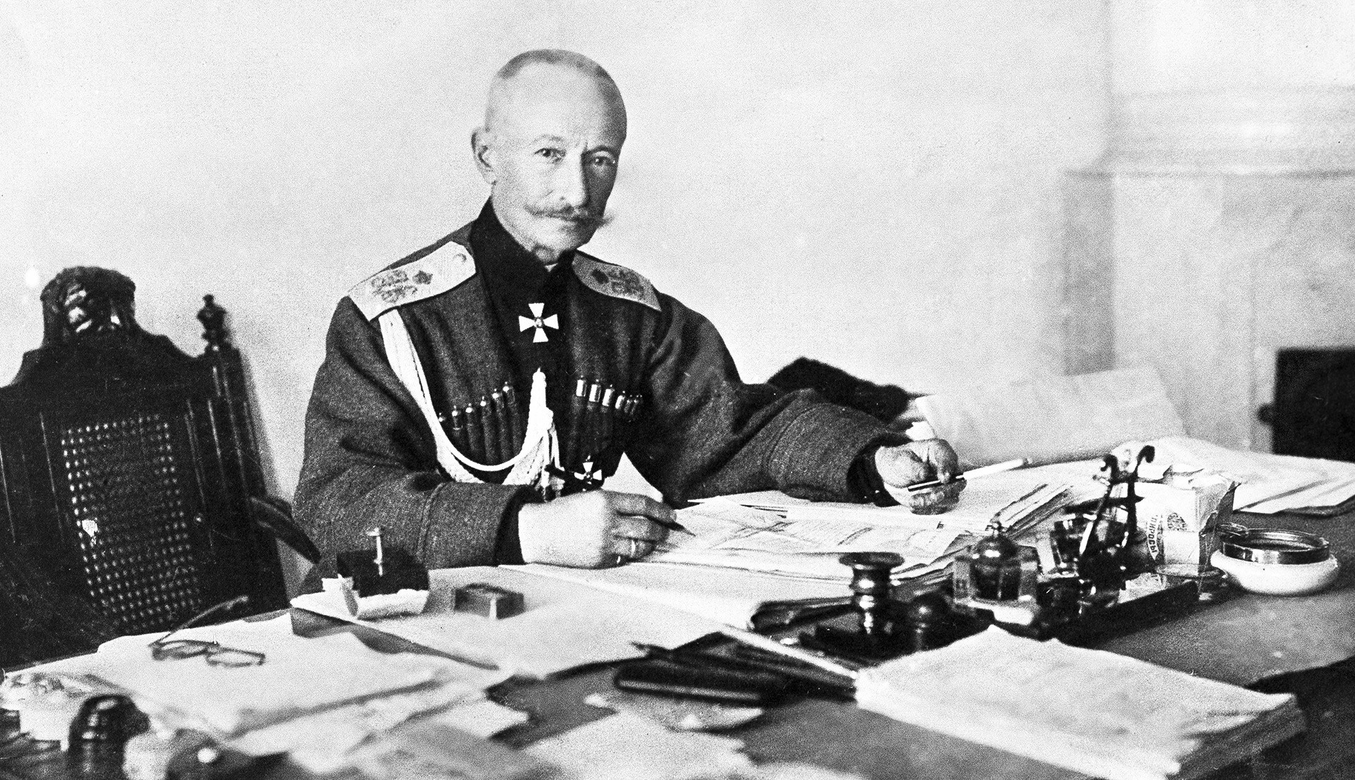 General Aleksej Brusilov (1853-1926), ki je vodil uspešno ofenzivo na jugovzhodni fronti. 