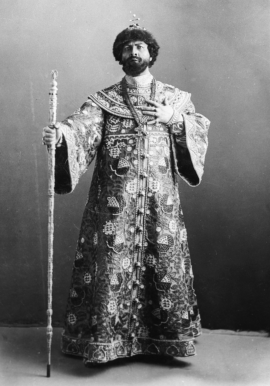 Fjodor Schaljapin als Boris Godunow