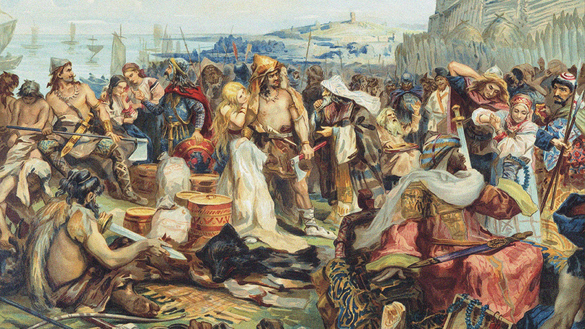 Para penulis Yunani menggambarkan orang-orang Slavia sebagai bangsa “yang tidak bisa dipaksa menjadi budak”.