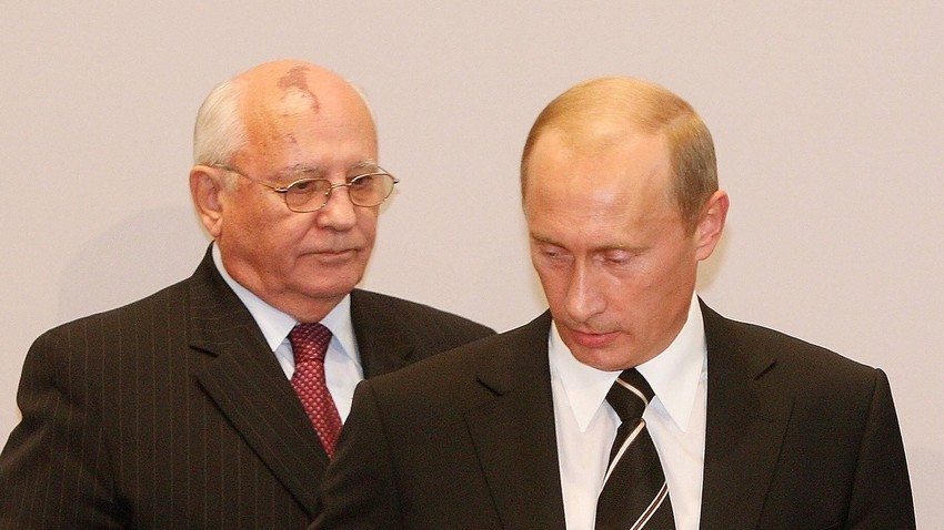 Горбачов и Путин, 2006.