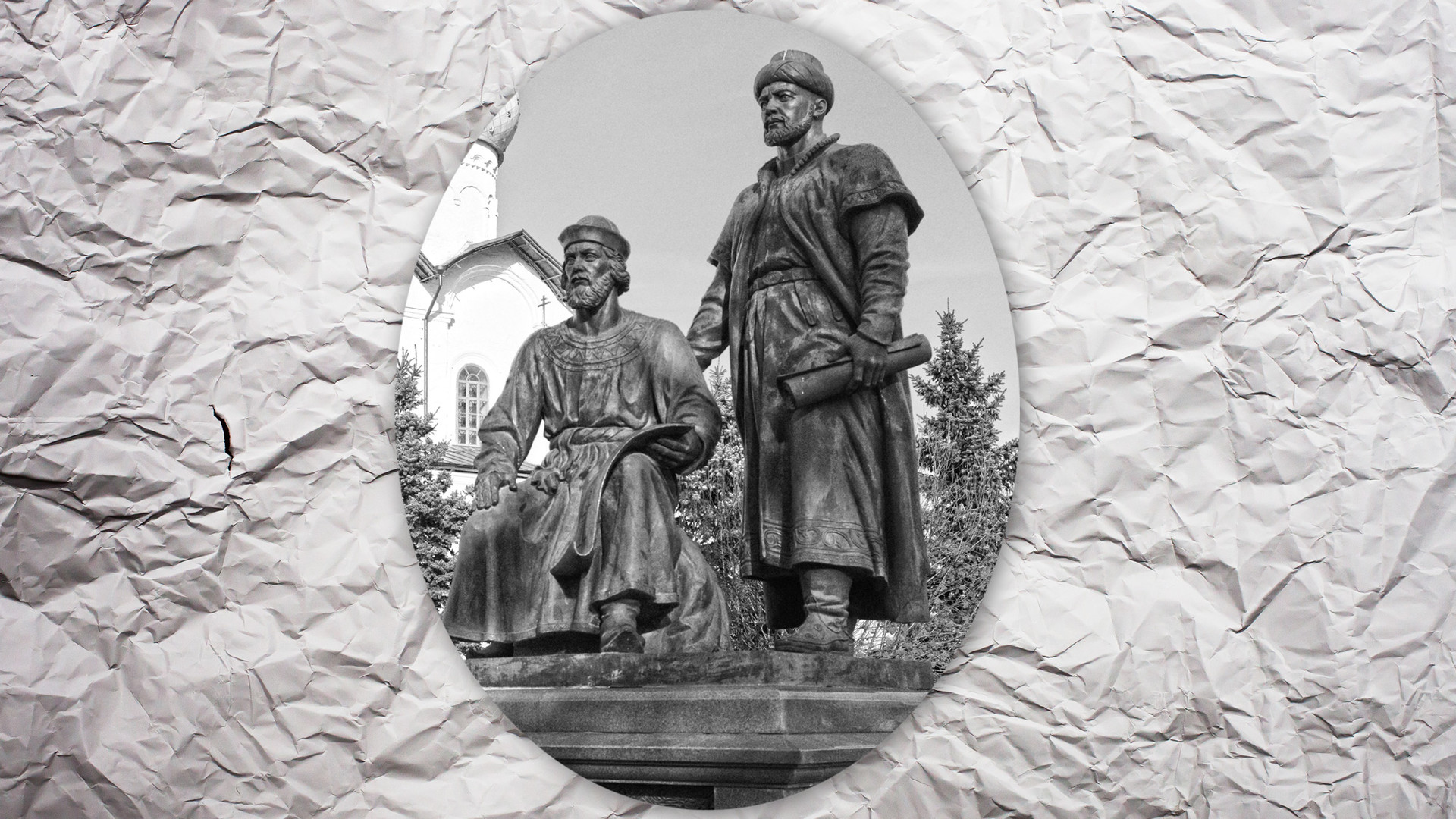 Spomenik Postnika Jakovljeva in arhitekta Ivana Širjaja v Kazanu.