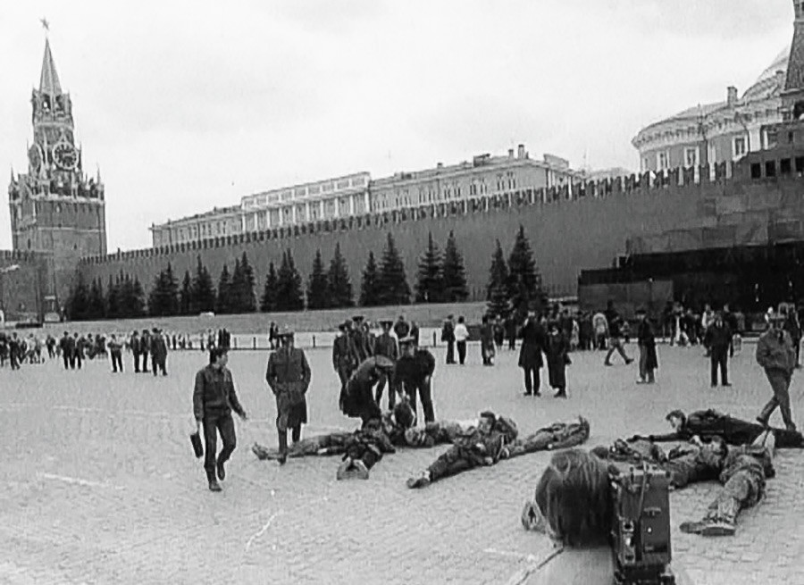 1991 г. - акция «Э.Т.И.–текст» на Красной площади