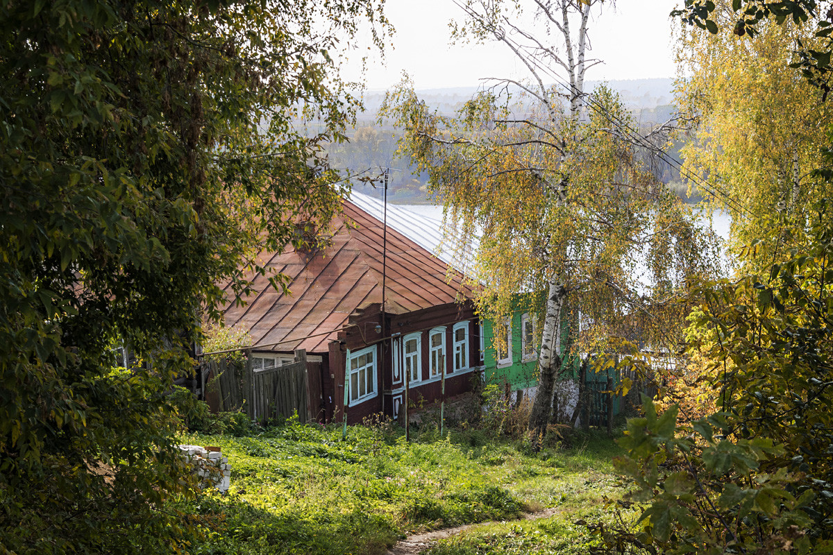 カシモフの個人住宅地。