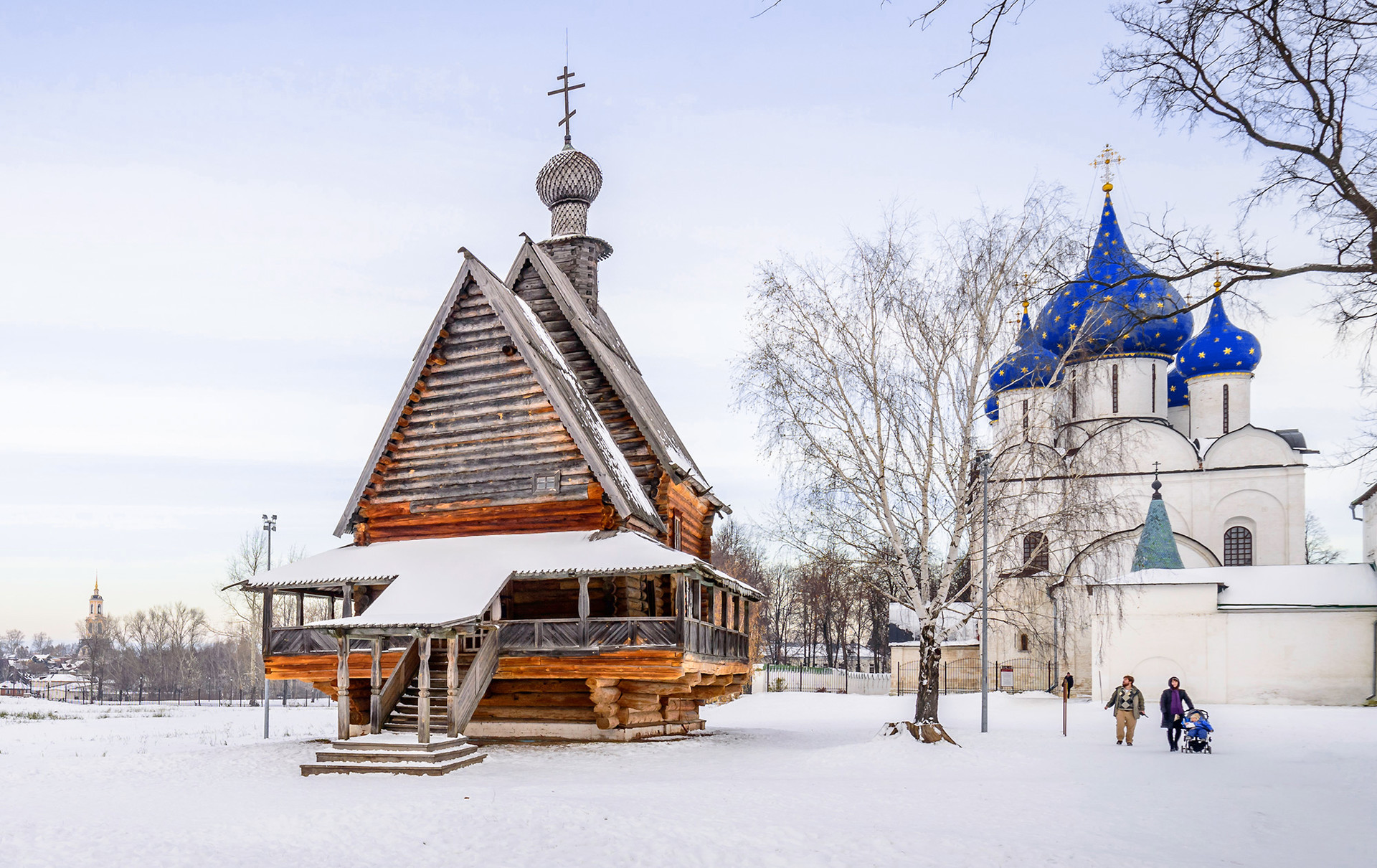 The wooden church of St. Nicholas, Suzdal. 