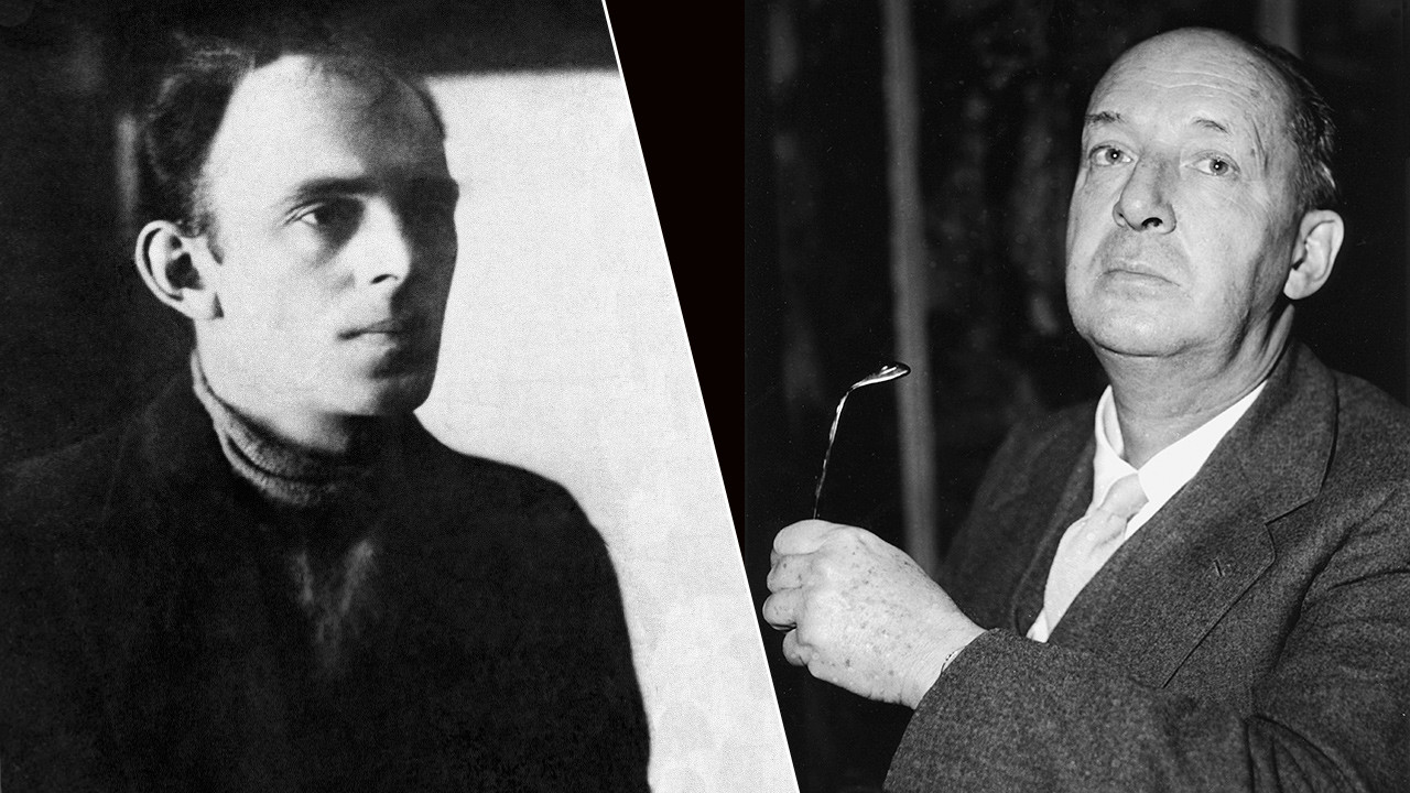 L: Mandelstam, R: Nabokov