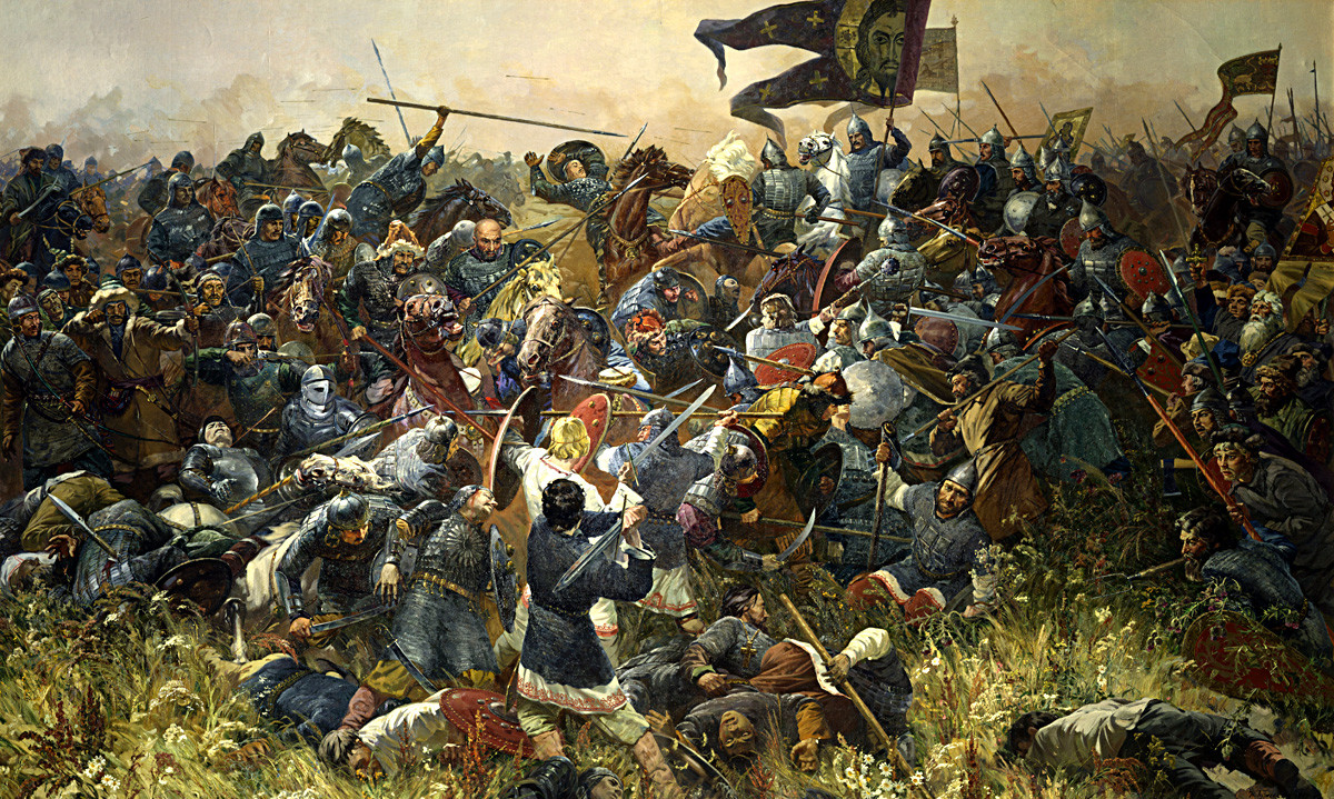 ‘Battle at Kulikovo’ by Sergey Prisekin
