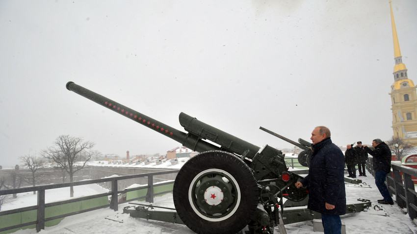 Petropavlovska tvrđava, Sankt-Peterburg, 7. siječnja 2019.

