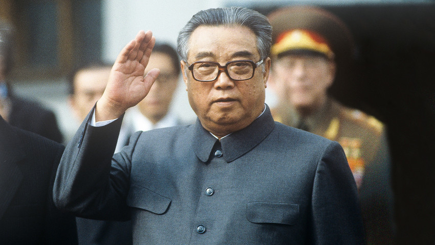 Predsjednik Sjeverne Koreje Kim Il-sung. Službeni prijateljski posjet izaslanstva partijskih i državnih dužnosnika Sjeverne Koreje SSSR-u.

