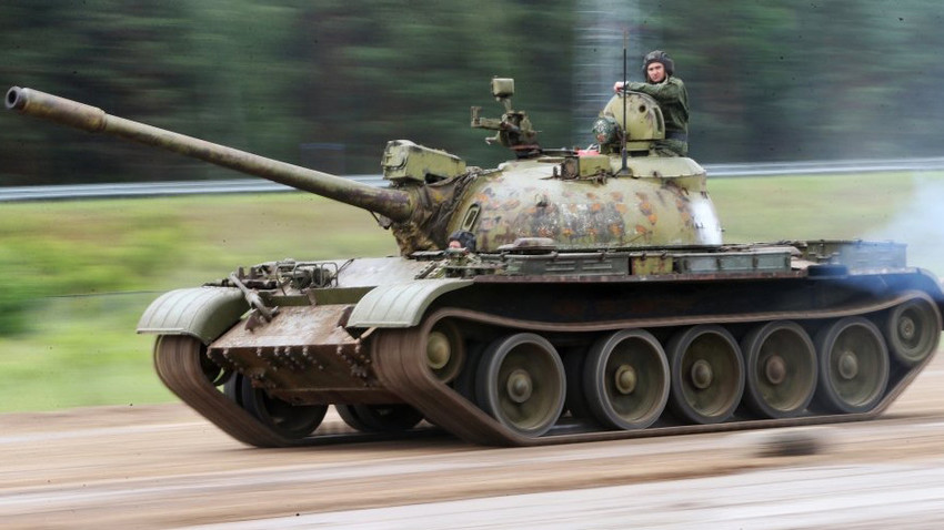 Tanque T-55.