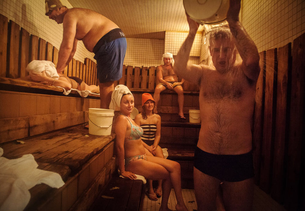 The oldest Russian sauna in Brighton Beach, New York. January 26, 2013