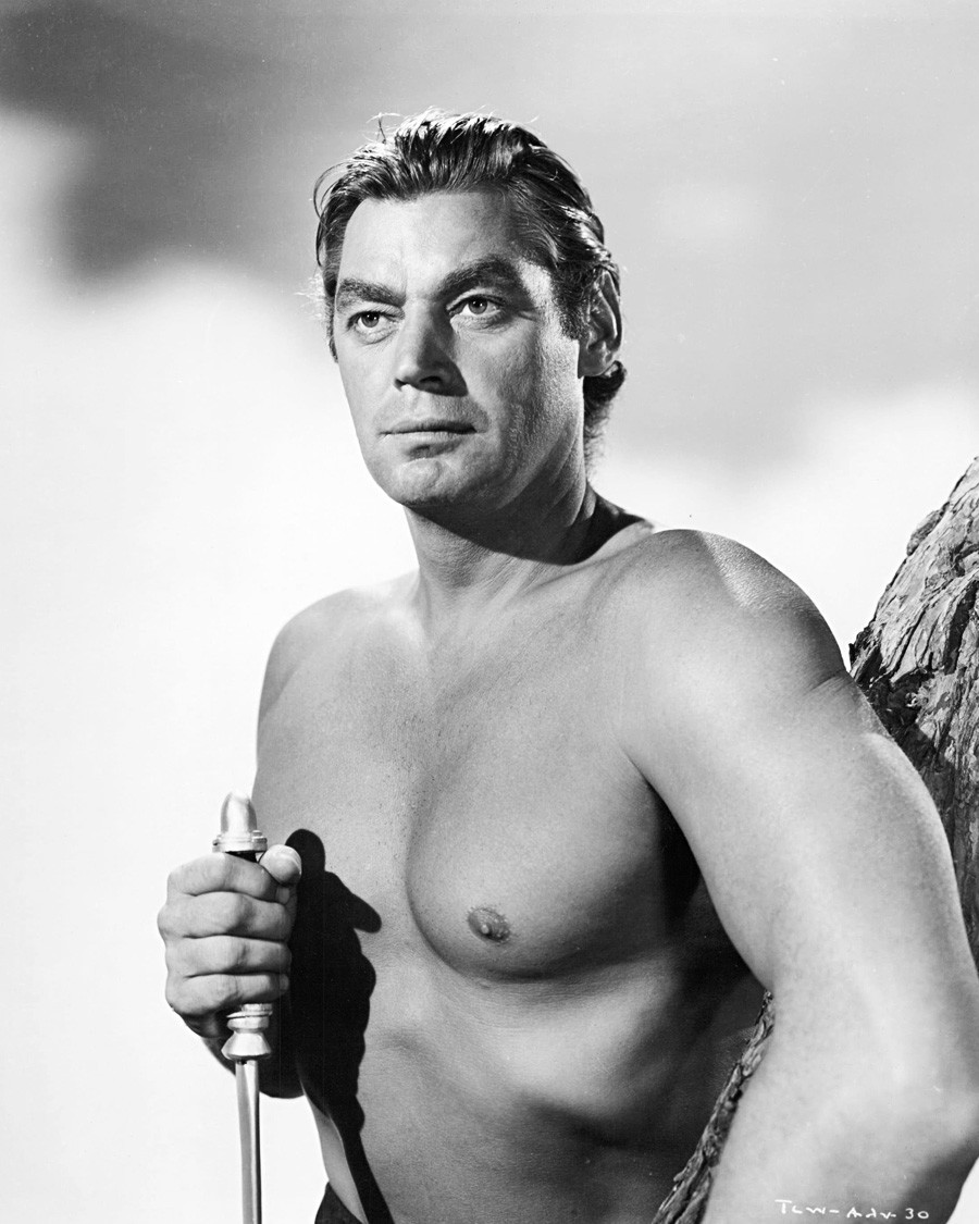 Johnny Weissmuller en el papel de Tarzán.