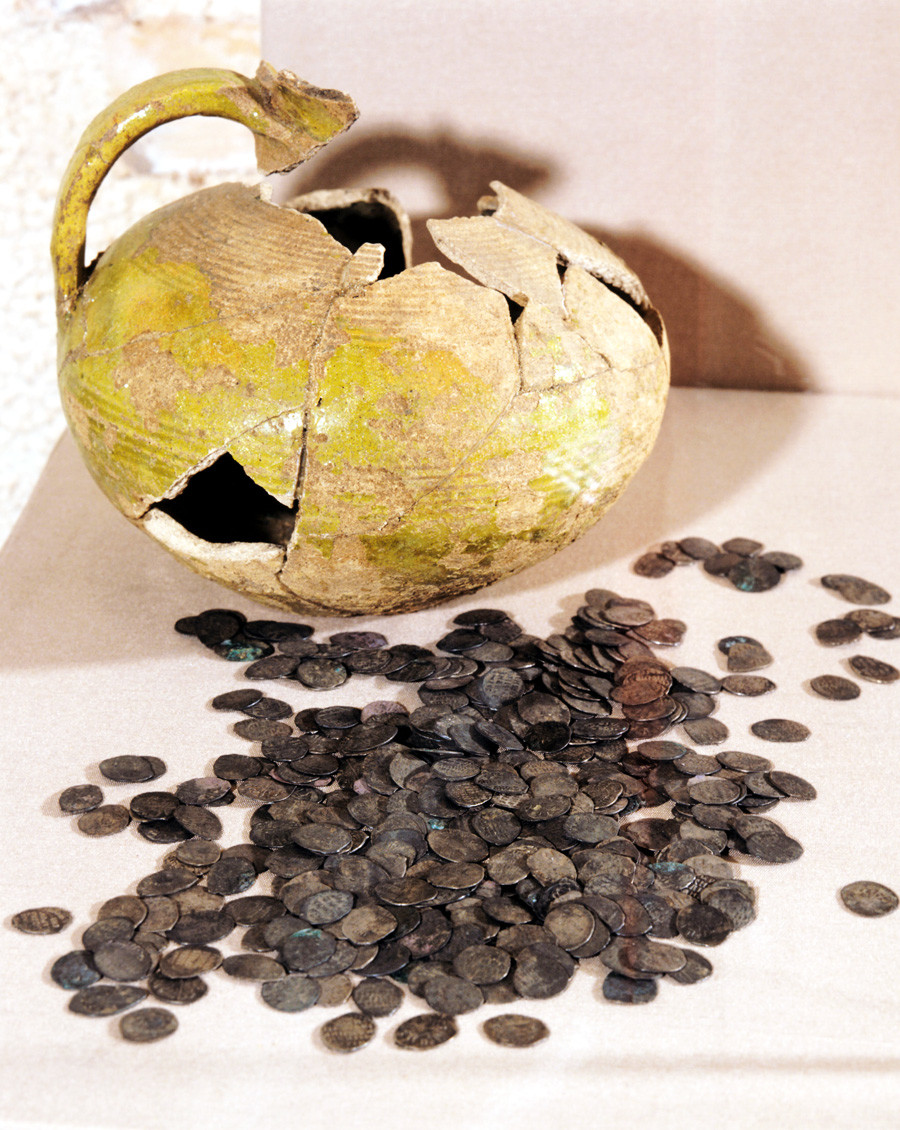 The silver weighed more than 70 kilos and was hidden in the early 17th century