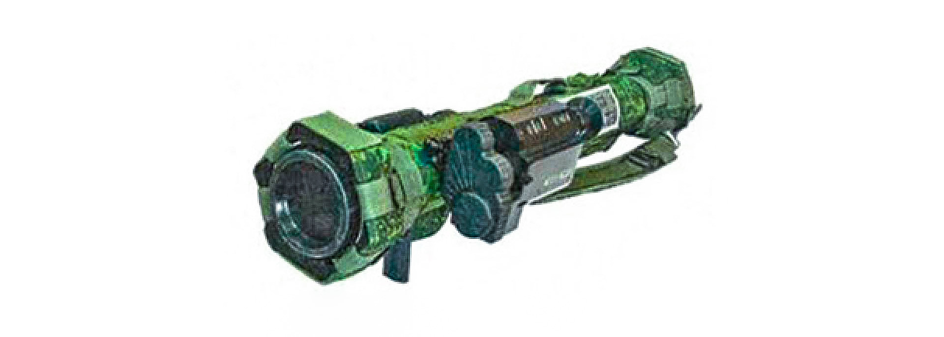 Спољни облик новог ручно ракетног бацача са хибридним карактеристикама „Смесь“ 