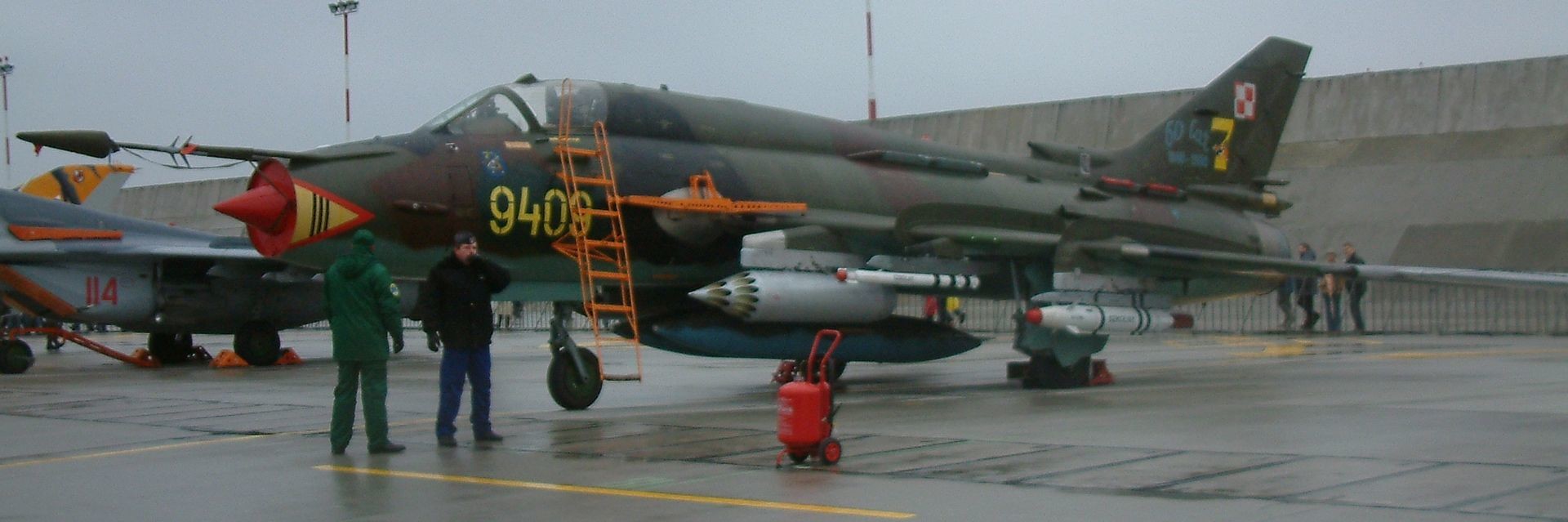 Poljski Su-22, letalska baza Krzesiny