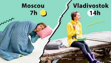 Combien y a-t-il de fuseaux horaires en Russie?