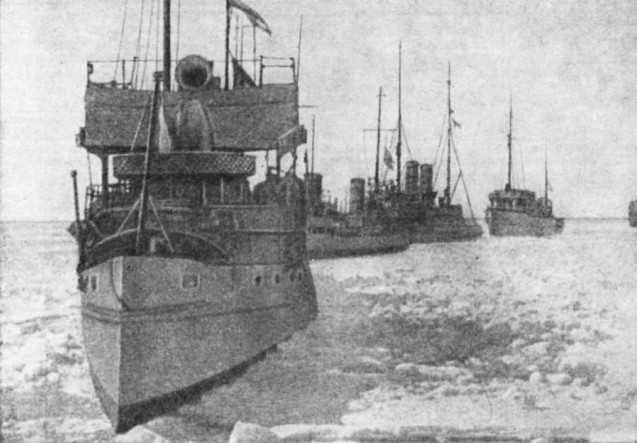 Ledena plovba baltske flote, april 1918