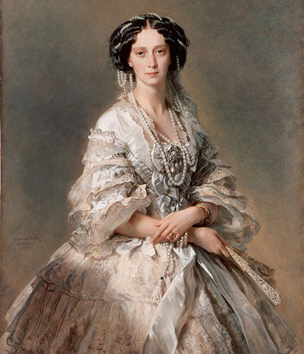 “Retrato de la emperatriz María Alexándrovna”, Franz Winterhalter, 1857