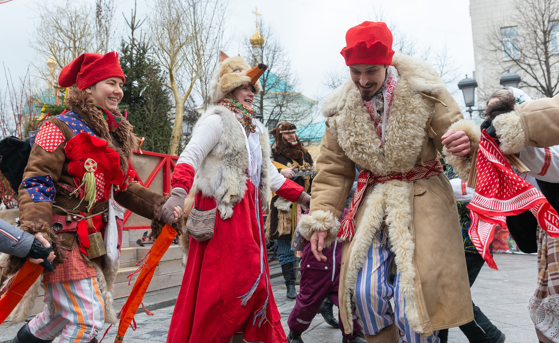 Russian festivals. Масленица в Москве 2020. Масленица Шут. 