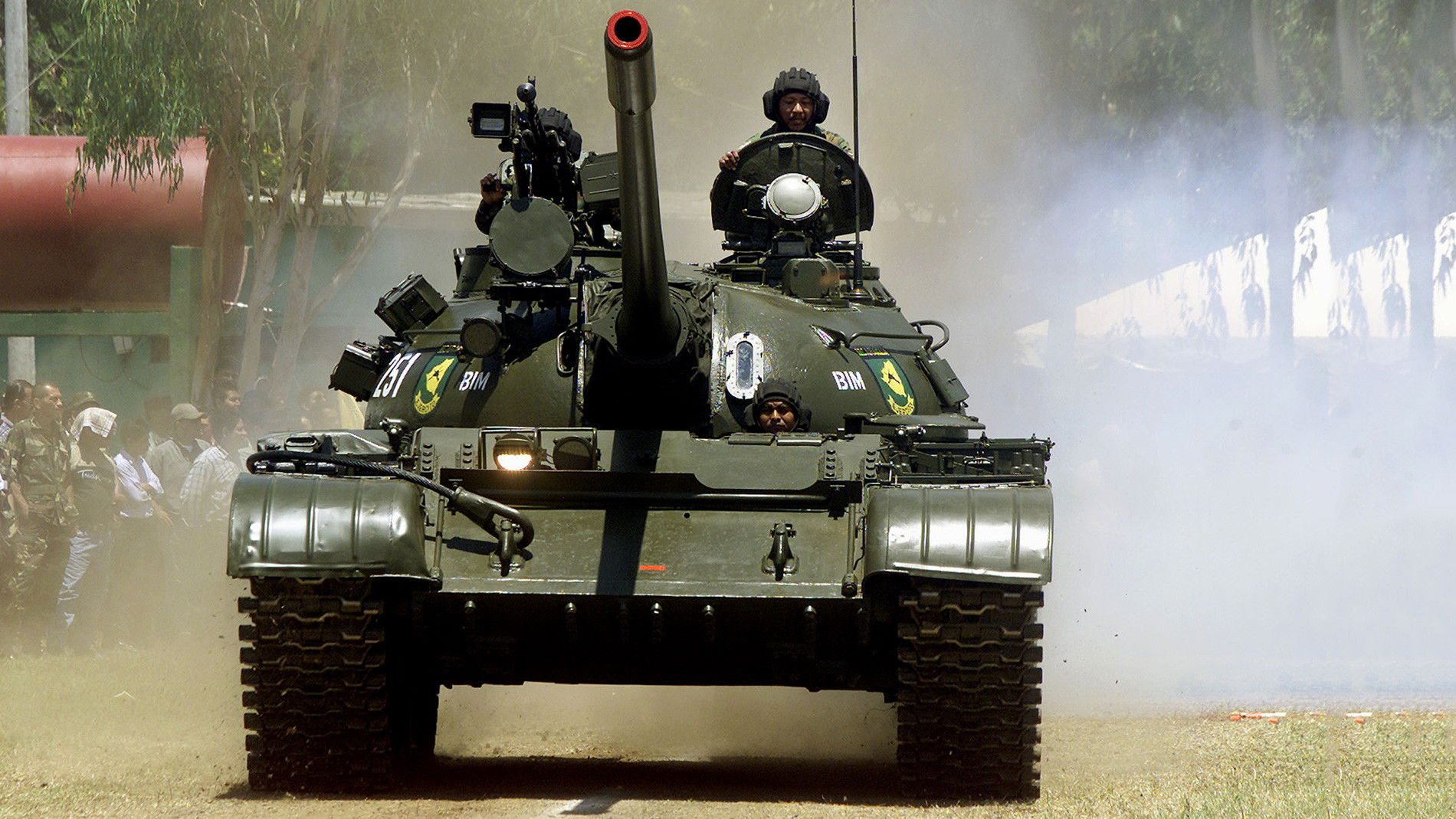 Tanque T-55 de Nicaragua.